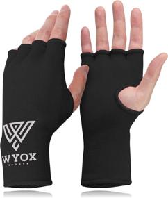 img 3 attached to Защитные бандажи для перчаток боксерских без пальцев