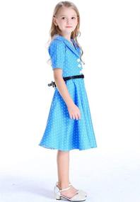 img 2 attached to 💃 Timeless Style: Bow Dream Girls Vintage Swing Girls' Clothing