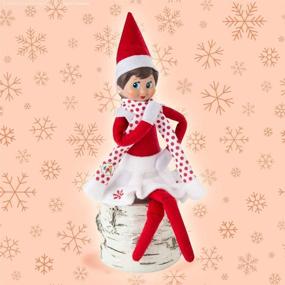 img 1 attached to 🌟 Enhance Your Elf Shelf with the Delightful Ccsnowsksc Snowflake Skirt