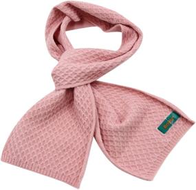 img 2 attached to 🧣 Trendy Knitted Scarf - Stylish Winter Accessories for Toddler Girls