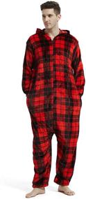 img 2 attached to Christmas Pajamas One Piece Matching Suitable Women's Clothing in Lingerie, Sleep & Lounge