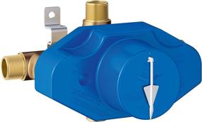 img 1 attached to 💧 GROHE 35015001 Grohsafe Universal Pressure Balance Rough-In Valve (New Version), Blue: A Top-rated Plumbing Fixture