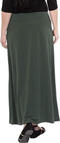 img 3 attached to Kosher Casual Womens Wrinkle Dressy Women's Clothing in Skirts
