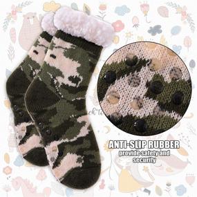 img 2 attached to 🎄 Adorable Children's Animal Slipper for Christmas - Ideal for Toddlers' Boys' Clothing, Socks & Hosiery