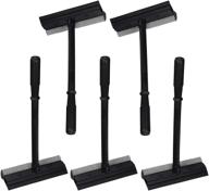 🧼 set of 5: black duck brand window and windshield cleaning sponge with rubber squeegee - 5 pack logo