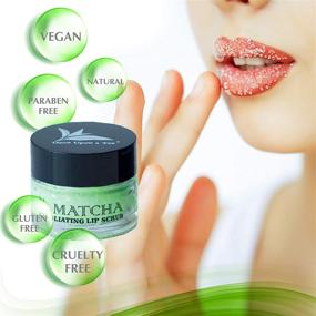 img 3 attached to 🍵 Green Tea Matcha Sugar Lip Scrub: Exfoliating & Hydrating Treatment for Dry, Chapped, and Cracked Lips – Best Peeling Solution for Plump, Youthful-looking Lips – Lip Polish