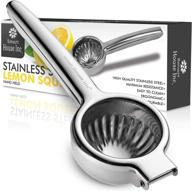 🍋 smart house inc extra-large stainless steel lemon squeezer - ultimate manual fruit juicer for fresh juice extraction - with seeds and pulp filter - effortless juicing of lemons, limes, oranges, and pomegranates logo