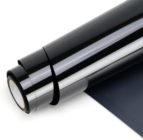 img 4 attached to 🔥 High-Quality Heat Transfer Vinyl Roll - 12" x 10ft Permanent Adhesive HTV for T-Shirts - Black Iron-on Vinyl - DIY Heat Vinyl Design - Easy to Cut & Weed - Black