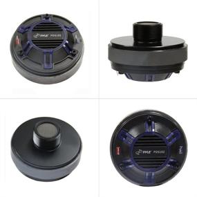 img 1 attached to 🔊 Pyle PDS182: 1.5 Inch Titanium Horn Driver - High Power Car Audio Midrange/Tweeter System with 240W, Aluminum Voice Coil, 1500Hz-20KHz Frequency, and 102dB