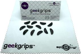 img 1 attached to 👓 geekgrips (12) Anti Slip Nose Pads for Eyeglasses, Adhesive Nose Pads for Plastic Frames and Sunglasses – Stick On, with Soft Microfiber Lens Cloth