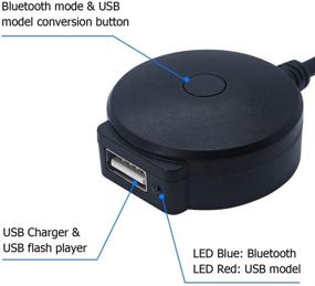 img 3 attached to Ultimate Bluetooth Adapter for Mini Cooper BMW Cars: Connect Apple & 🔌 Android Phones, Music AUX & 3.5 Wireless Cable Capable Devices with Bojer Bluetooth Adapter