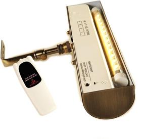 img 2 attached to 🔦 Concept 101L Cordless Remote Control LED Picture Light - Polished Brass (11.5 inch)