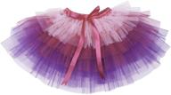 shu shi girls colorful skirt purple logo