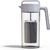 tomiba cold brew coffee maker 2022: deluxe tea brewer with premium stainless steel and large capacity logo