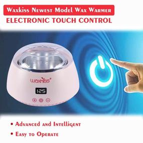 img 2 attached to 🔥 Wax Warmer - Portable Electric Hot Wax Warmer for Hair Removal with Transparent Cover in Pink