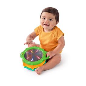 img 3 attached to 🥁 Bright Starts Light & Learn Drum with Melodies - Age 3 Months+, 8.85x3.5x6.5 Inch, Pack of 1
