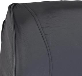 img 2 attached to 🪑 Durable Foam Lumbar Support Cushion for Back Pain Relief - BDK BS-300-BK - Ideal for Office Chair, Car Seat, Recliner - Black