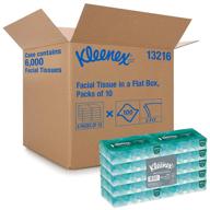 🧻 kimberly-clark kleenex 13216 facial tissue - 60 boxes of 100 (total 6000 tissues) logo