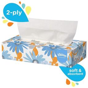 img 1 attached to 🧻 Kimberly-Clark Kleenex 13216 Facial Tissue - 60 Boxes of 100 (Total 6000 Tissues)