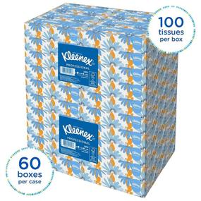 img 2 attached to 🧻 Kimberly-Clark Kleenex 13216 Facial Tissue - 60 Boxes of 100 (Total 6000 Tissues)