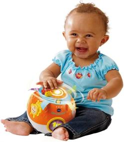 img 3 attached to Discover Exciting Movement with the VTech Move and Crawl Ball in Vibrant Orange!