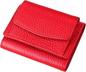 img 4 attached to Yocipa Wallet Leather Compact Wallets Women's Handbags & Wallets