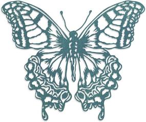 img 3 attached to Sizzix Thinlits Die 665201 Perspective Butterfly by Tim Holtz, Multicolor (Optimized for SEO)