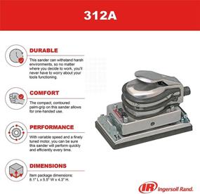 img 1 attached to 🪚 Ingersoll Rand 7 Inch Orbital Pneumatic Sander: Power and Precision for Flawless Sanding