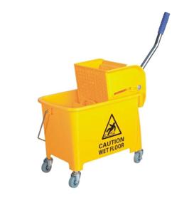 img 1 attached to 5.2 Gallon Mini Mop Bucket with Wringer AF08068