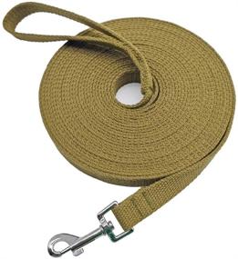 img 4 attached to Hoanan Long Dog Leash: Durable Tactical Training Leash for Strong Dogs - 10FT/15FT/30FT Options