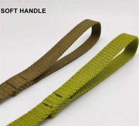 img 1 attached to Hoanan Long Dog Leash: Durable Tactical Training Leash for Strong Dogs - 10FT/15FT/30FT Options