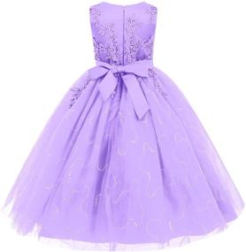 img 2 attached to 👗 Girls' Clothing - Bridesmaid Princess Festival Carnival Sundress