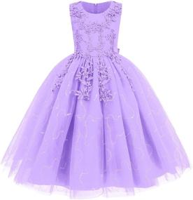 img 4 attached to 👗 Girls' Clothing - Bridesmaid Princess Festival Carnival Sundress