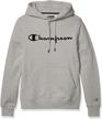 champion life pullover hood furry scarlet men's clothing for active logo
