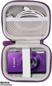 img 1 attached to 📷 Durable WGear Digital Camera Case for Canon PowerShot ELPH180, ELPH 190, ELPH 350 HS, ELPH 310 HS, ELPH 360; Sony W800/S, DSCW830; AbergBest 21 Mega Pixels; Kodak FZ43, FZ53-BL; Nikon COOLPIX L32, Lecran – Protect and Carry Your Cameras Safely