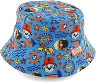 blue nickelodeon paw patrol upf50+ fun sun protection bucket hat logo