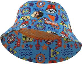 img 2 attached to Blue Nickelodeon Paw Patrol UPF50+ Fun Sun Protection Bucket Hat