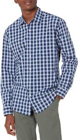 img 4 attached to Amazon Essentials Regular Fit Long Sleeve Plaid