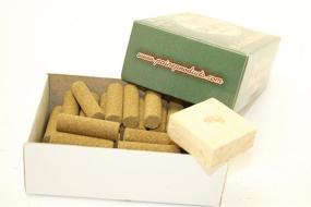 img 1 attached to Paine's Incense & Burner: Authentic Lodge Style Wood Holder with 50 Balsam Fir Logs