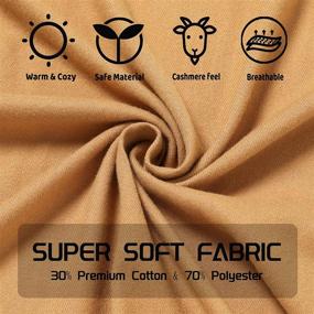 img 2 attached to 🧣 Stylish Winter Scarf Cashmere Feel Shawl Pashmina Wrap - Perfect Gift Idea for Women & Men