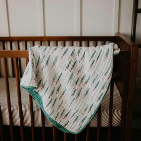 img 2 attached to 👶 Parker Baby Lodgepole Muslin Blanket - Premium Soft Cotton Baby Quilt and Kids Blanket for Boys