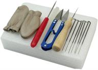 akak store needle felting starter kit - foam pad+needles+scissors+wooden handle+awl+finger stall+glue stick - accessory craft set for felting logo