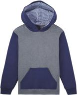 comfortable charcoal heather boys' sweatshirt by fruit of the loom: stylish and cozy logo