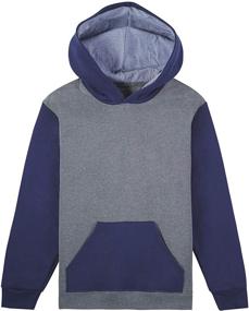 img 2 attached to Comfortable Charcoal Heather Boys' Sweatshirt by Fruit of the Loom: Stylish and Cozy