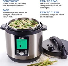 img 1 attached to Zavor Quart Programmable Electric Multi Cooker Kitchen & Dining