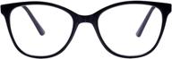 👓 stylish amomoma lightweight cat eye reading glasses with blue light blocking am6001 logo