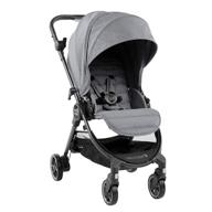 🚼 baby jogger city tour lux stroller: compact lightweight travel stroller + backpack carry bag – ideal for traveling, slate logo