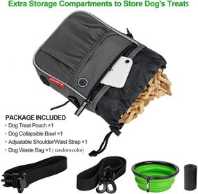 img 2 attached to BABEYER Dog Treats Pouch Pet Training Bag - Convenient 🐶 Carry-On for Treats, Toys & Rewards during Dog Training and Walking