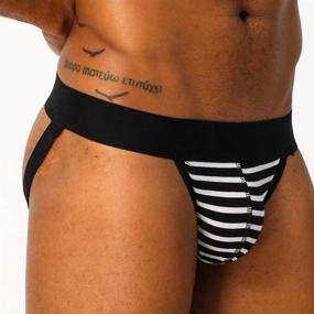 img 1 attached to Summer Code Jockstrap Athletic Supporters Sports & Fitness for Team Sports