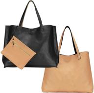 scarleton stylish reversible shoulder h18422501 women's handbags & wallets: trendy totes for fashionable women logo
